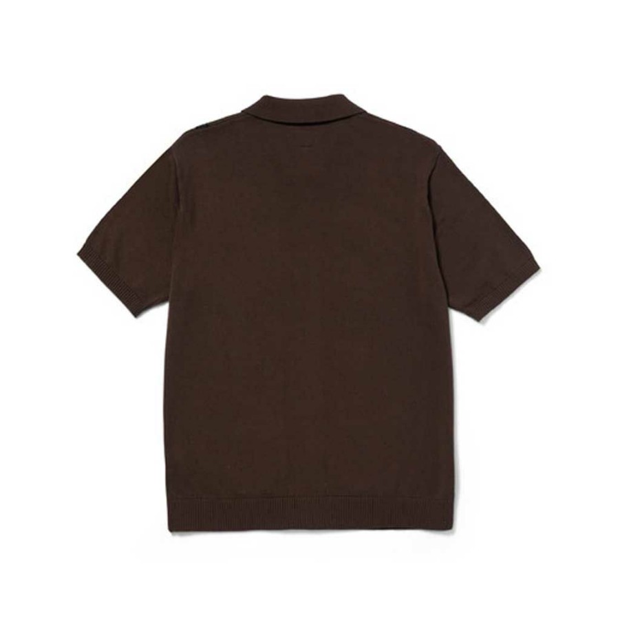 * 100% Guarantee Huf X Freddie Gibbs Zip Sweater Coffee Men'S Shirts