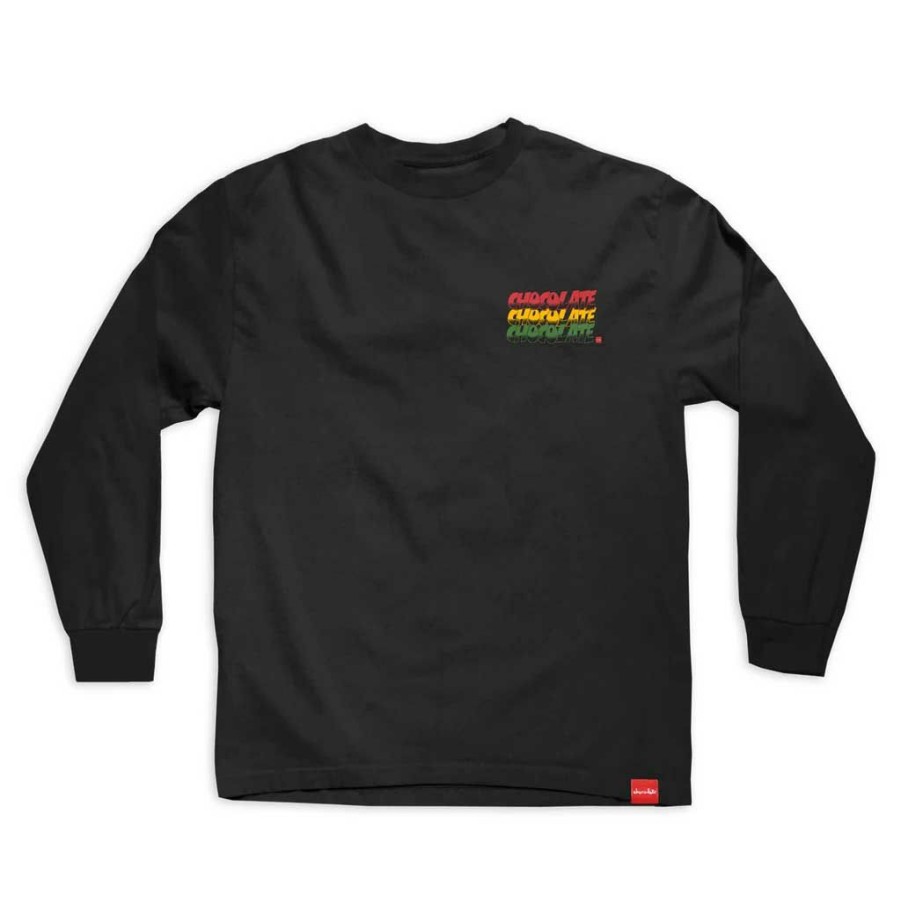 * Official Chocolate Sound System L/S Tee Black Men'S T-Shirts