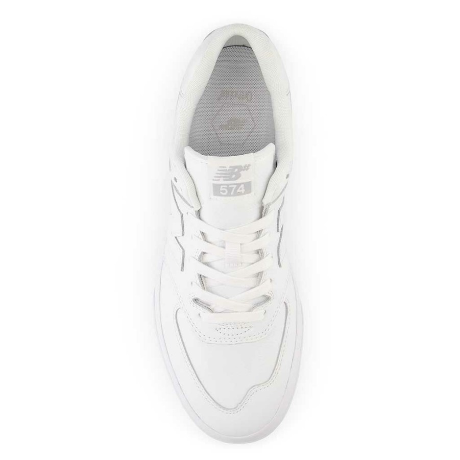 * Free Delivery New Balance Nm574 Vulc White/White Men'S Shoes