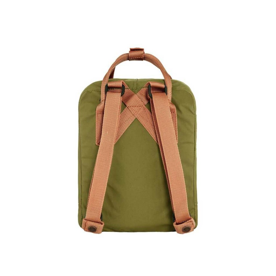 * 100% Guarantee Fjallraven Kanken Mini Backpack Foliage Green/Peach Sand Men'S Backpacks