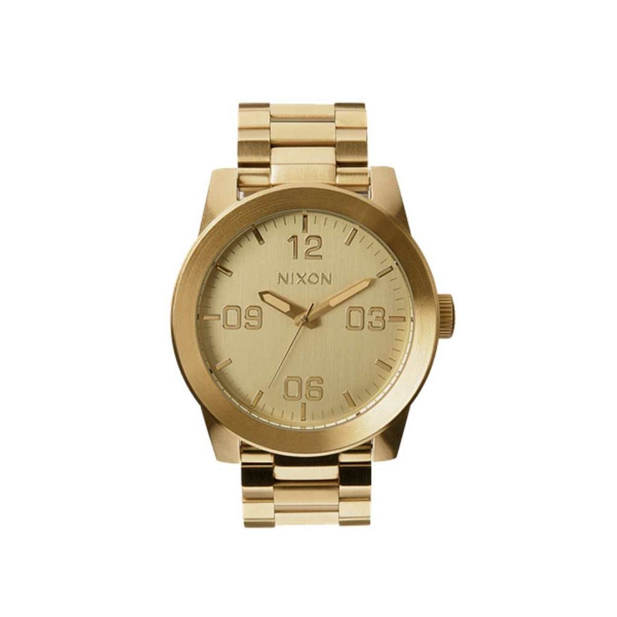 * Quick Delivery Nixon Corporal Ss All Gold Men'S Watches