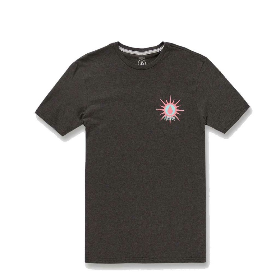 * Clearance Volcom Fun Burn S/S Tee Dark Black Heather Men'S T-Shirts