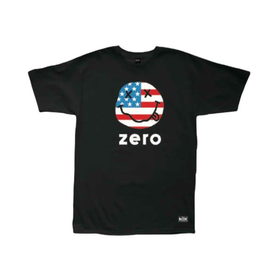 * Official Loser Machine X Zero American Smiley Tee Black Men'S T-Shirts