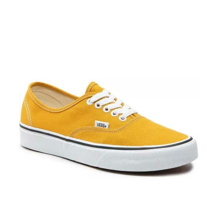 * Tendy Style Vans Authentic Shoes Color Theory Golden Yellow Men'S Shoes