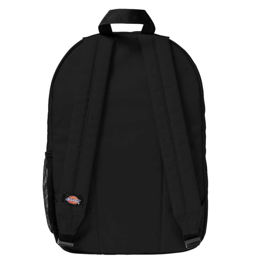 * 100% Guarantee Dickies Basic Double Logo Backpack Black Men'S Backpacks