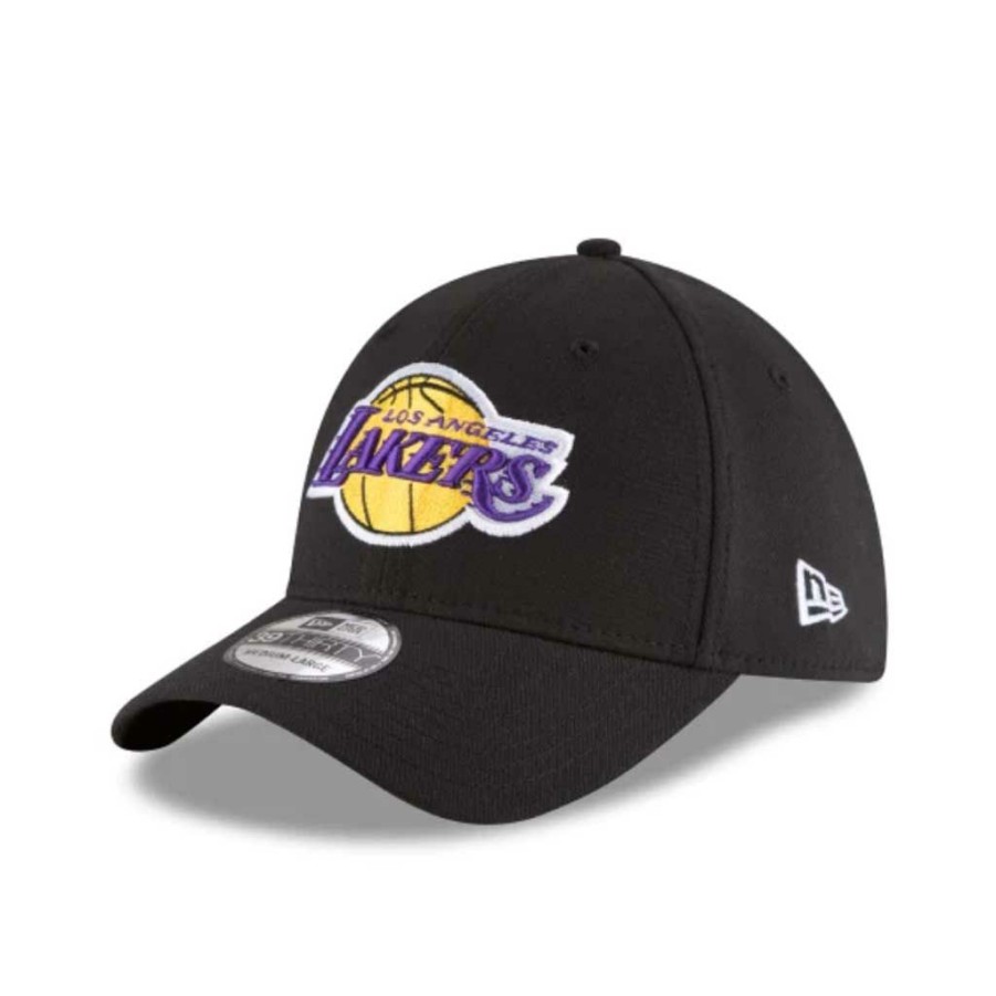 * Quick Delivery New Era La Lakers 3930 Team Classic Stretch Fit Black Men'S Hats