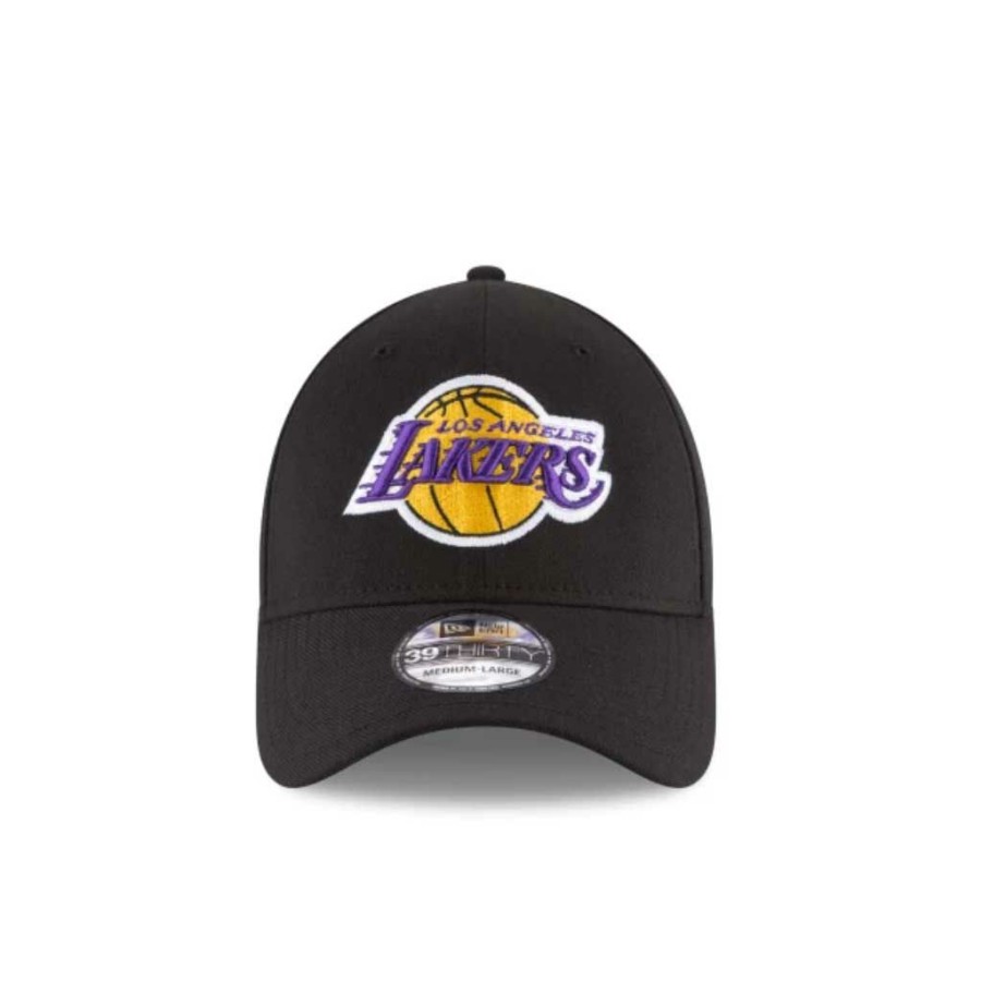 * Quick Delivery New Era La Lakers 3930 Team Classic Stretch Fit Black Men'S Hats