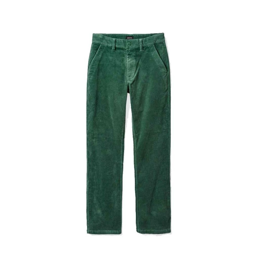 * Best Price Brixton Choice Chino Regular Pant Dark Forest Cord Men'S Pants