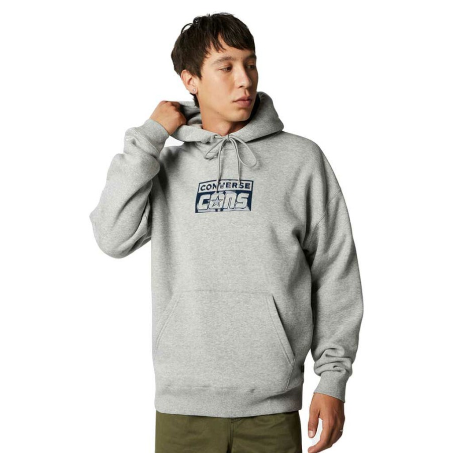 * Special Converse Cons Fleece P/O Hoodie- Heather Men'S Hoodies & Sweatshirts