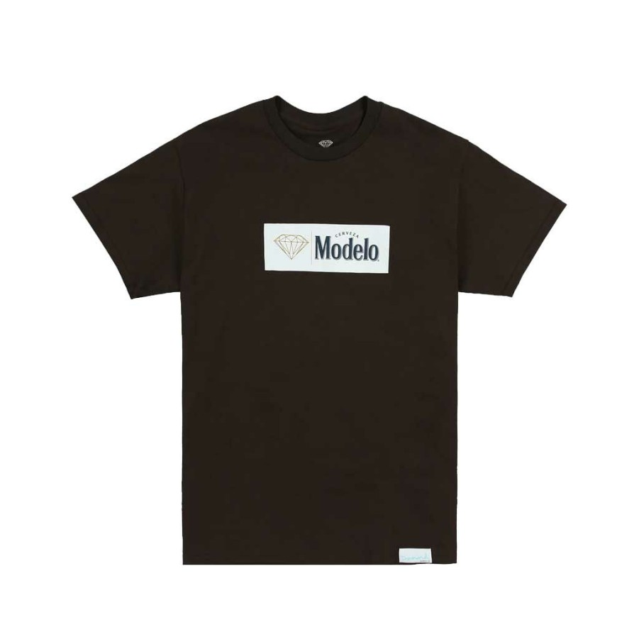 * New Diamond X Modelo Box Logo Tee Black Men'S T-Shirts