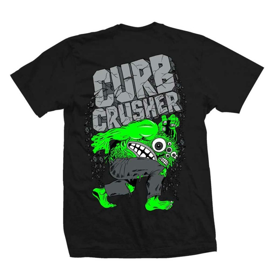 * Sale Online Heroin Curb Crusher Tee Black Men'S T-Shirts