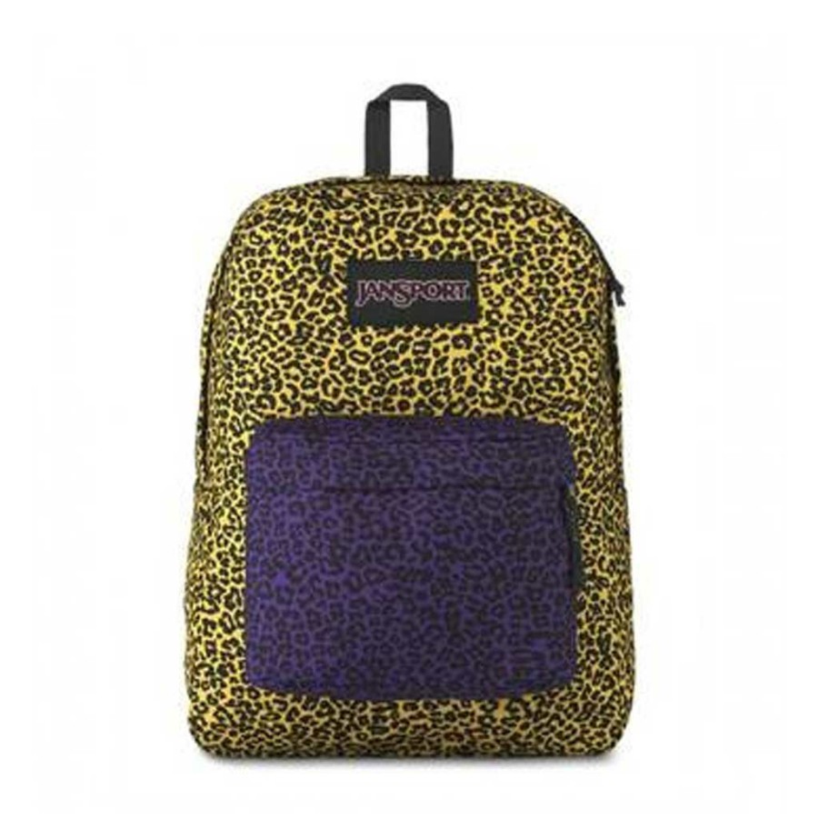 * Wholesale Jansport Black Label Superbreak Yellow Leopard Life Men'S Backpacks