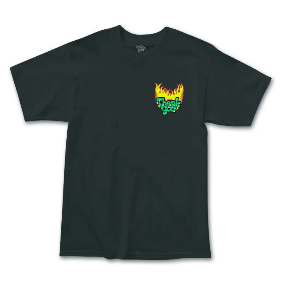 * Free Delivery Thank You Tiki S/S Tee Black Men'S T-Shirts