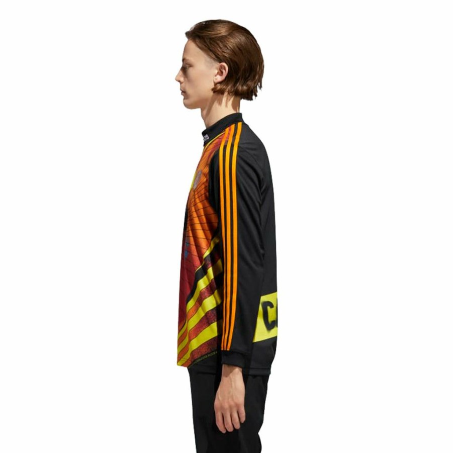 * Quick Delivery Adidas Na-Kel Jersey Black/Yellow/Bright Orange/Red Men'S T-Shirts