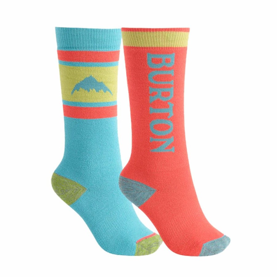 * Discount Burton 19/20 Kids Weekend Sock 2Pk Blue Curacao Men'S Socks