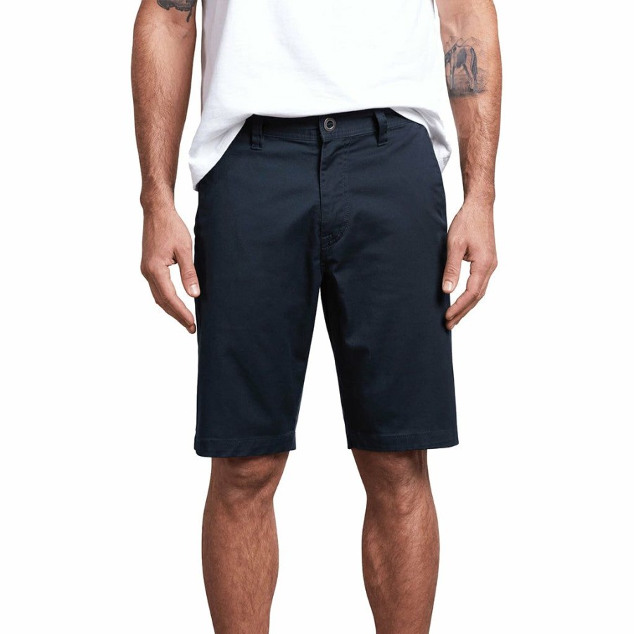 * Best-Selling Volcom Frickin Modern Stretch Shorts Dark Navy Men'S Shorts