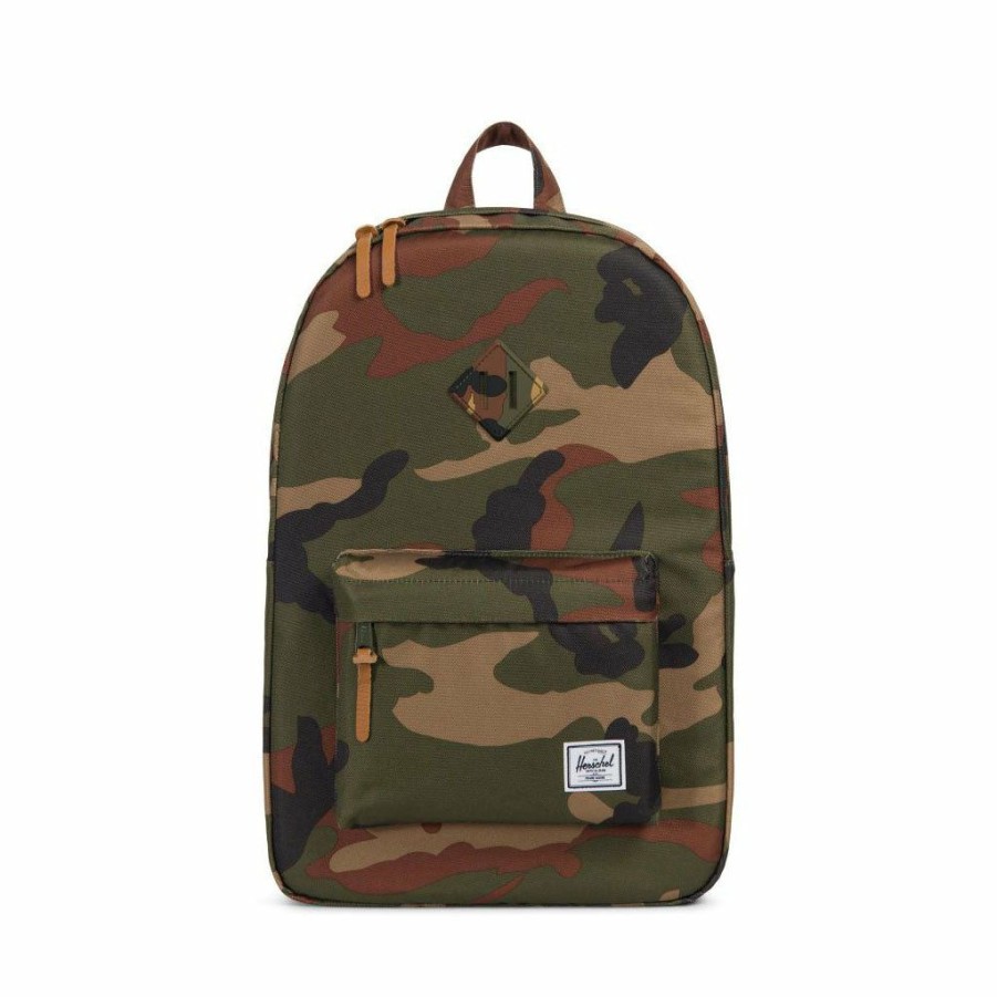 * Discount Herschel Heritage Backpack Woodland Camo Men'S Backpacks