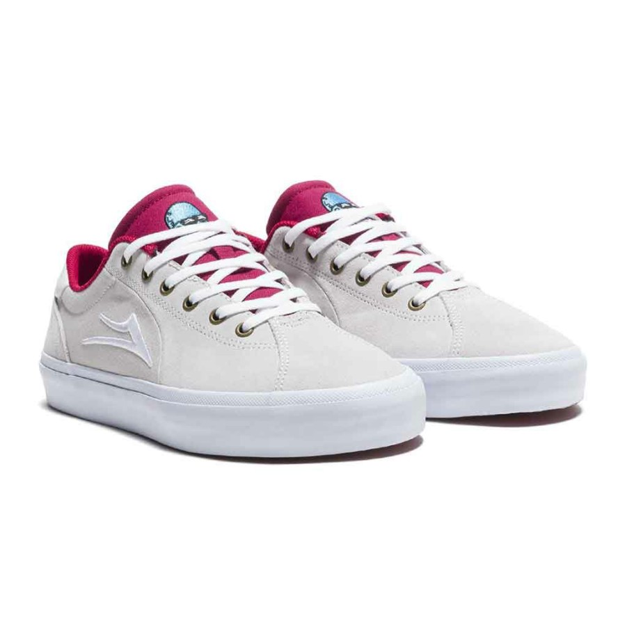 * Sale Online Lakai X Glaboe Flaco Ii White/Red Men'S Shoes