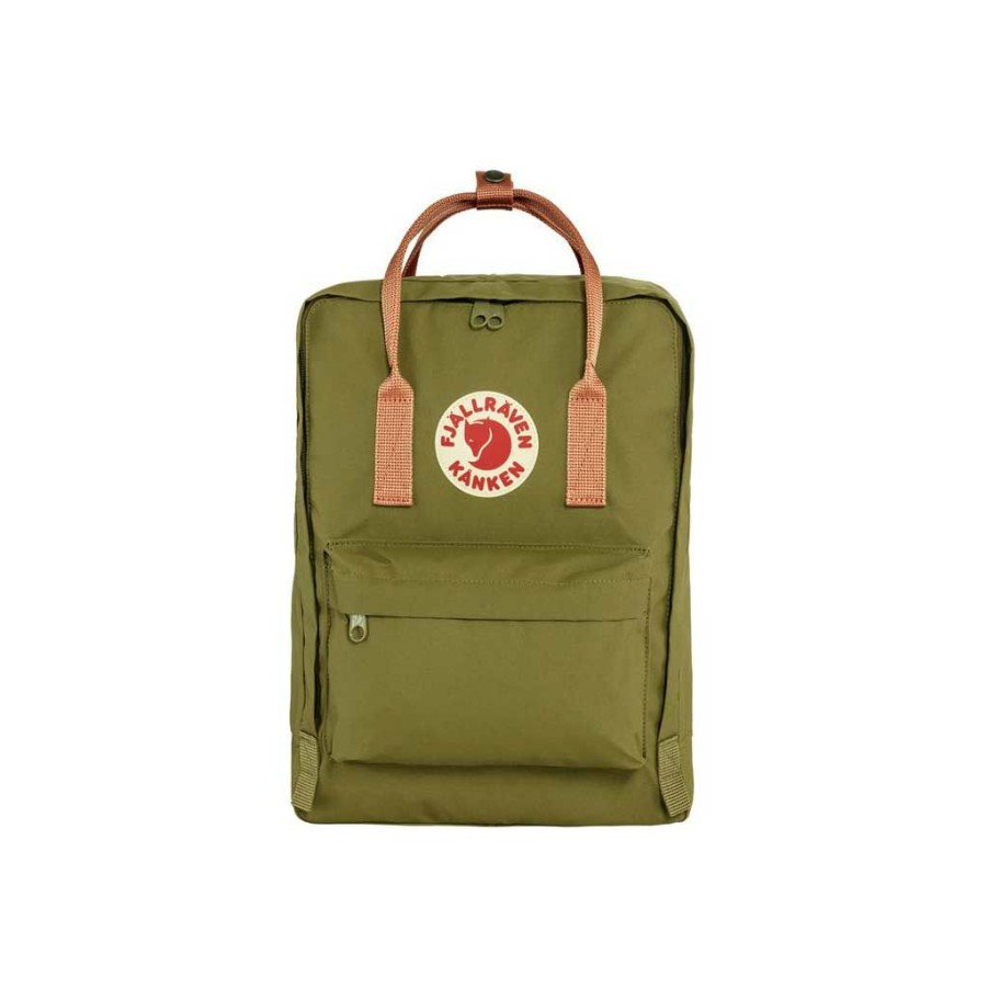 * Quick Delivery Fjallraven Kanken Backpack Foliage Green/Peach Sand Men'S Backpacks