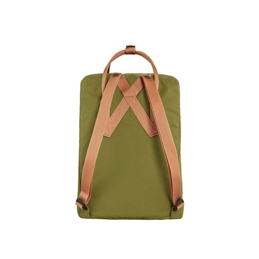 * Quick Delivery Fjallraven Kanken Backpack Foliage Green/Peach Sand Men'S Backpacks