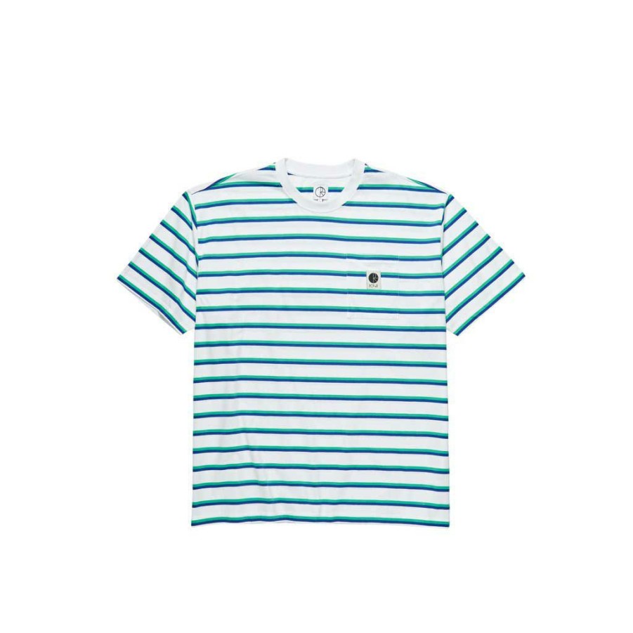 * 100% Guarantee Polar Stripe Pocket Tee White Men'S T-Shirts