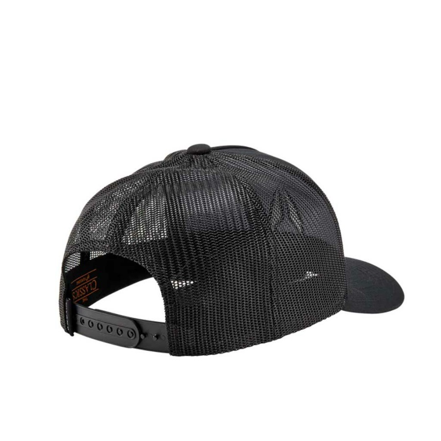 * Quick Delivery Nixon Iconed Trucker Hat Black/Black Men'S Hats