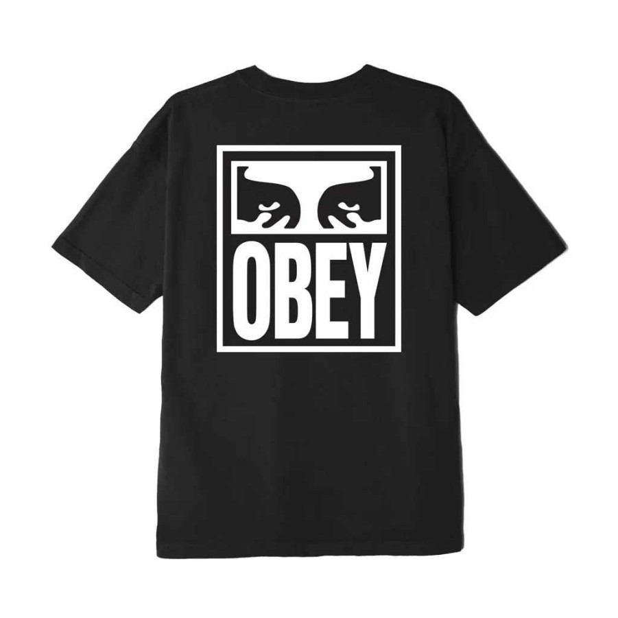 * Wholesale Obey Obey Eyes Icon 2 Tee Black Men'S T-Shirts