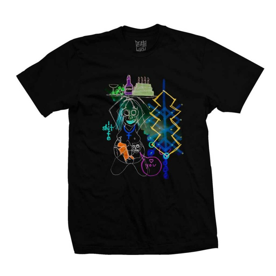 * Hot Sale Deathwish Strictly Dw Tee Black Men'S T-Shirts