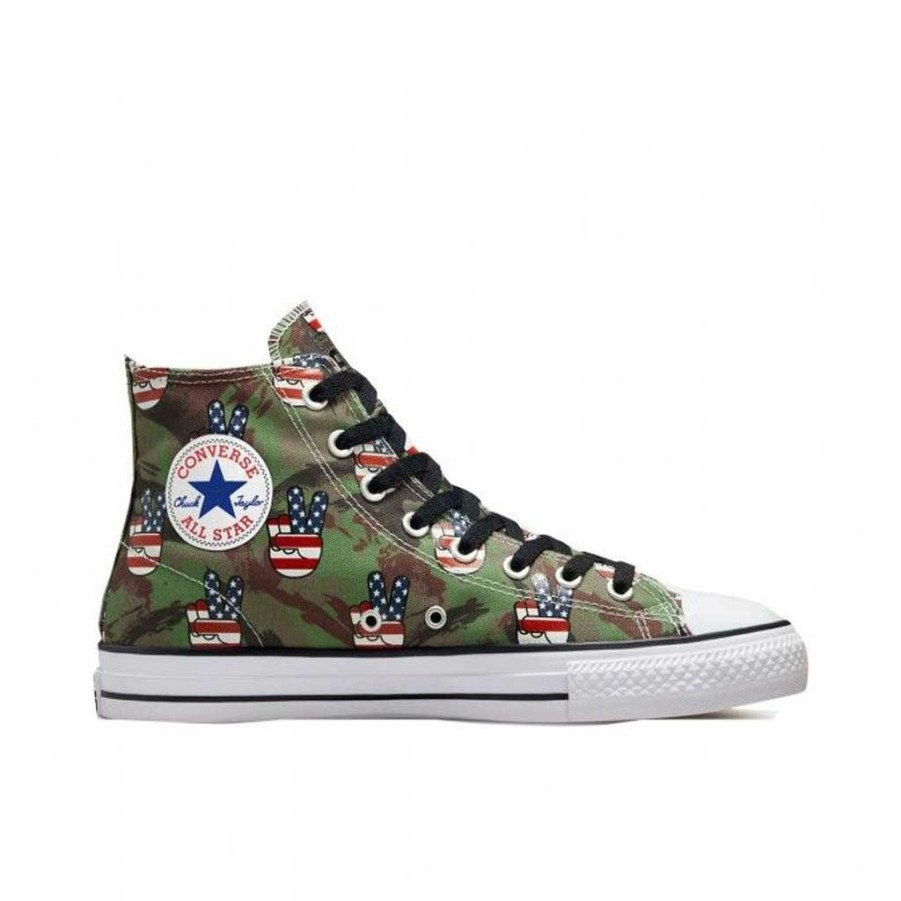 * Best Price Converse Ctas Pro Hi Camo Peace Green/Navy Men'S Shoes