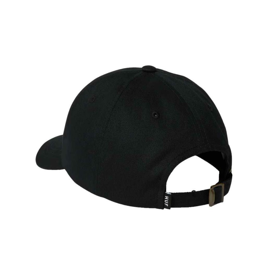 * Quick Delivery Huf Set Og Cv 6 Panel Hat Black Men'S Hats