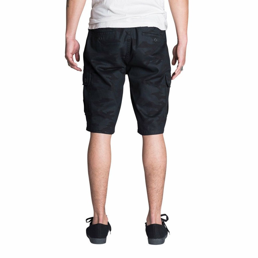 * 100% Guarantee Kr3W Klassic Cargo Short Black Camo Men'S Shorts