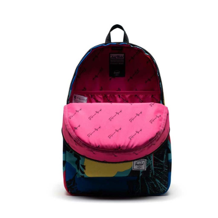 * Wholesale Herschel X Andy Warhol Settlement Backpack Flowers Men'S Backpacks