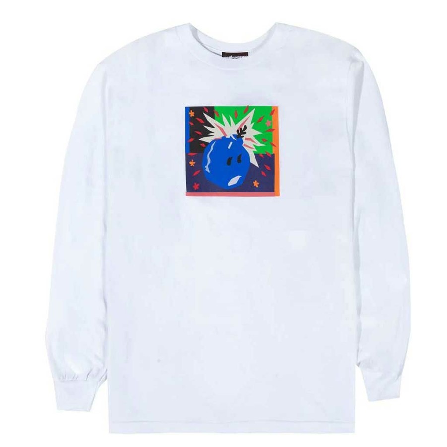 * Quick Delivery The Hundreds Henri Adam L/S Tee White Men'S T-Shirts