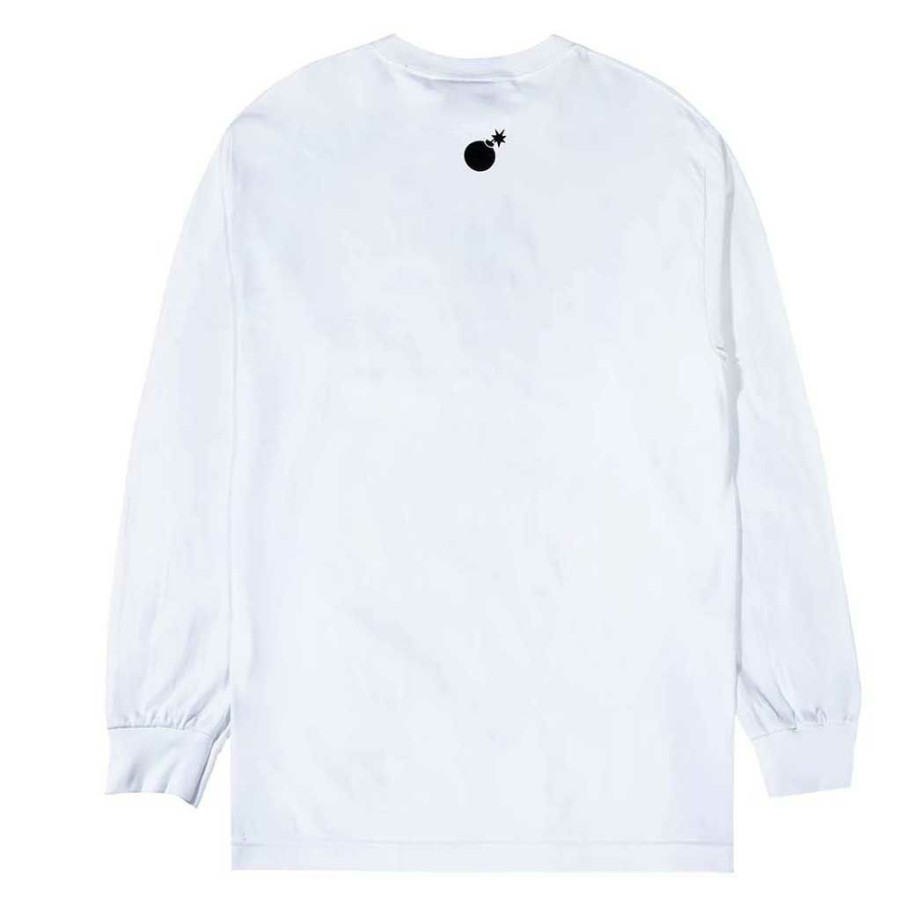 * Quick Delivery The Hundreds Henri Adam L/S Tee White Men'S T-Shirts