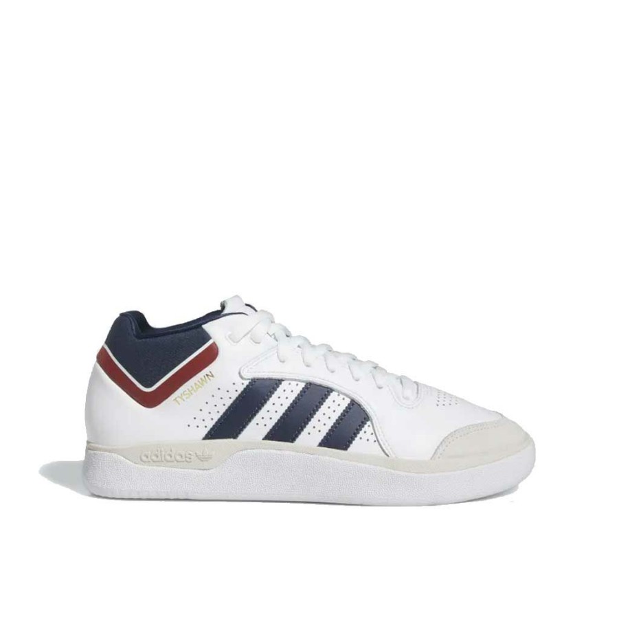 * Fashionable Adidas Tyshawn Cloud White/Collegiate Navy/Grey One Men'S Shoes