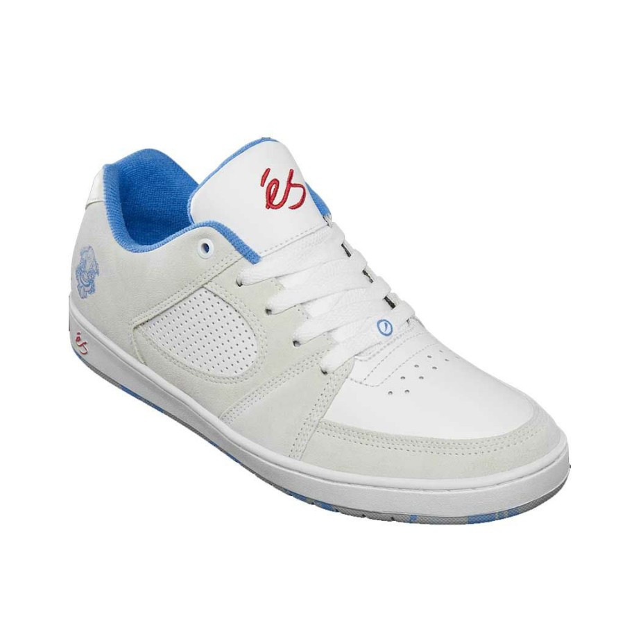 * Free Delivery Es Accel Slim Shmatty Aloha Pack White/Blue/Red Men'S Shoes