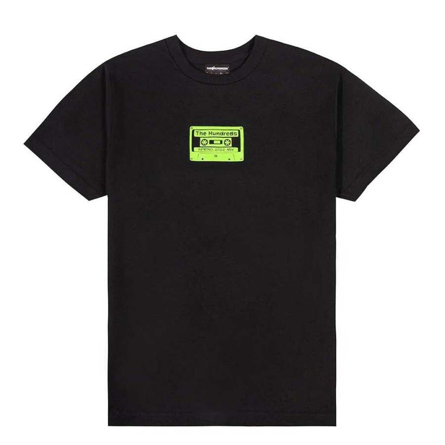 * Free Delivery The Hundreds Rhythm T-Shirt Black Men'S T-Shirts