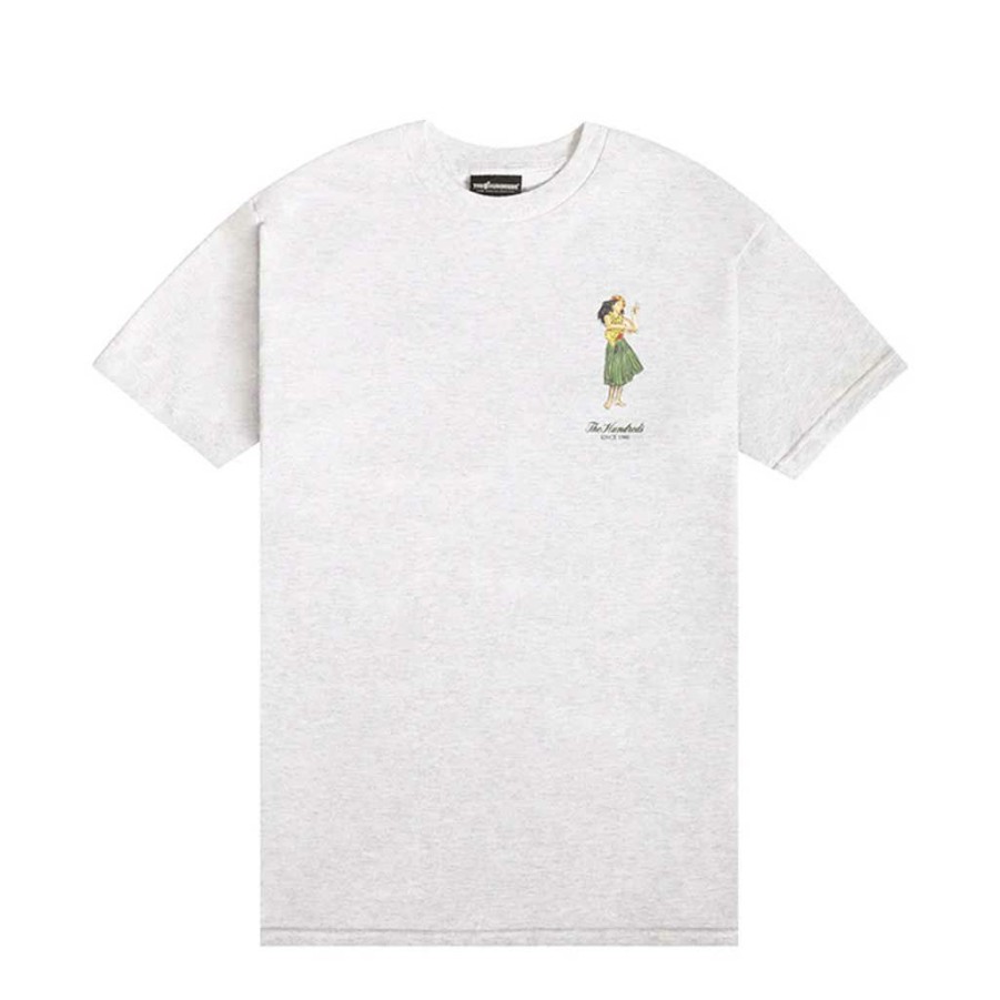 * Free Delivery The Hundreds Welcome To Paradise T-Shirt Ash Heather Men'S Shirts