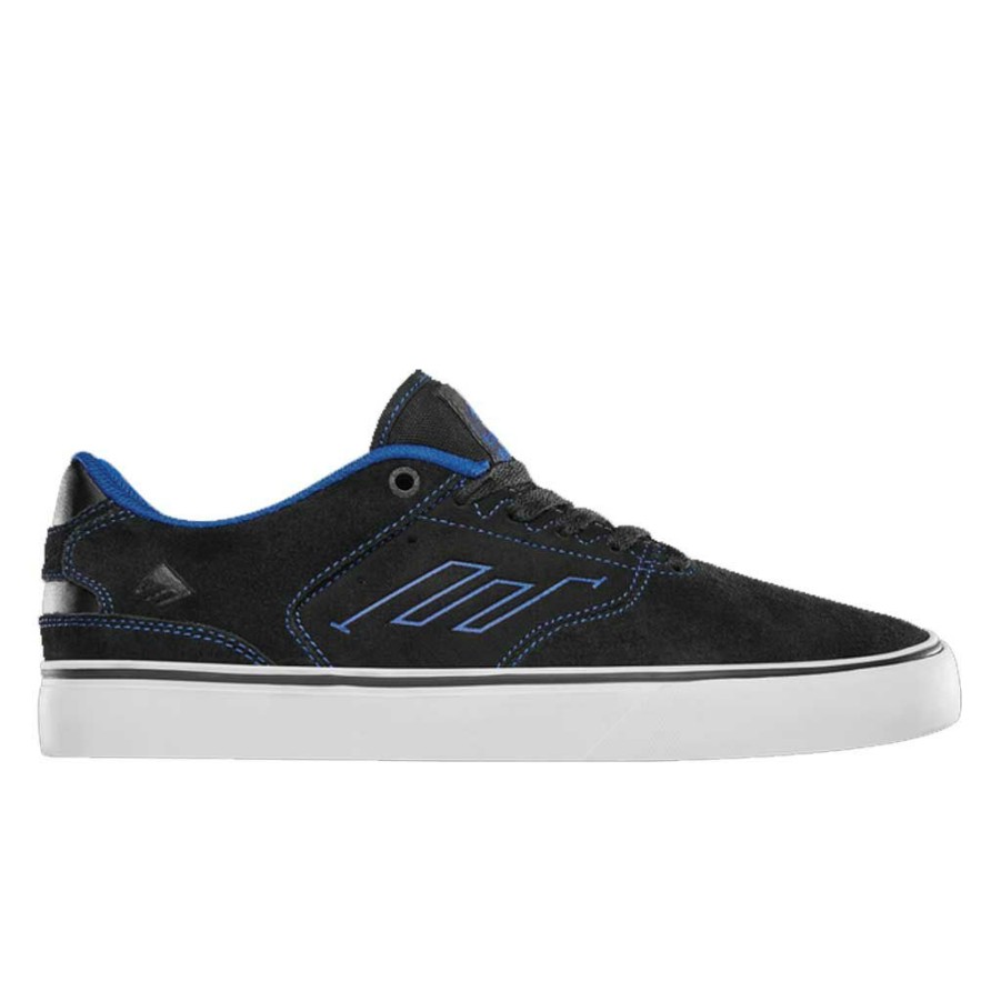 * Popular Emerica The Low Vulc Black/Blue Men'S Shoes