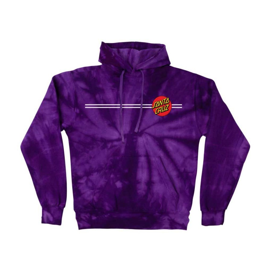 * Tendy Style Santa Cruz Classic Dot P/O Hoodie Spider Purple Men'S Hoodies & Sweatshirts