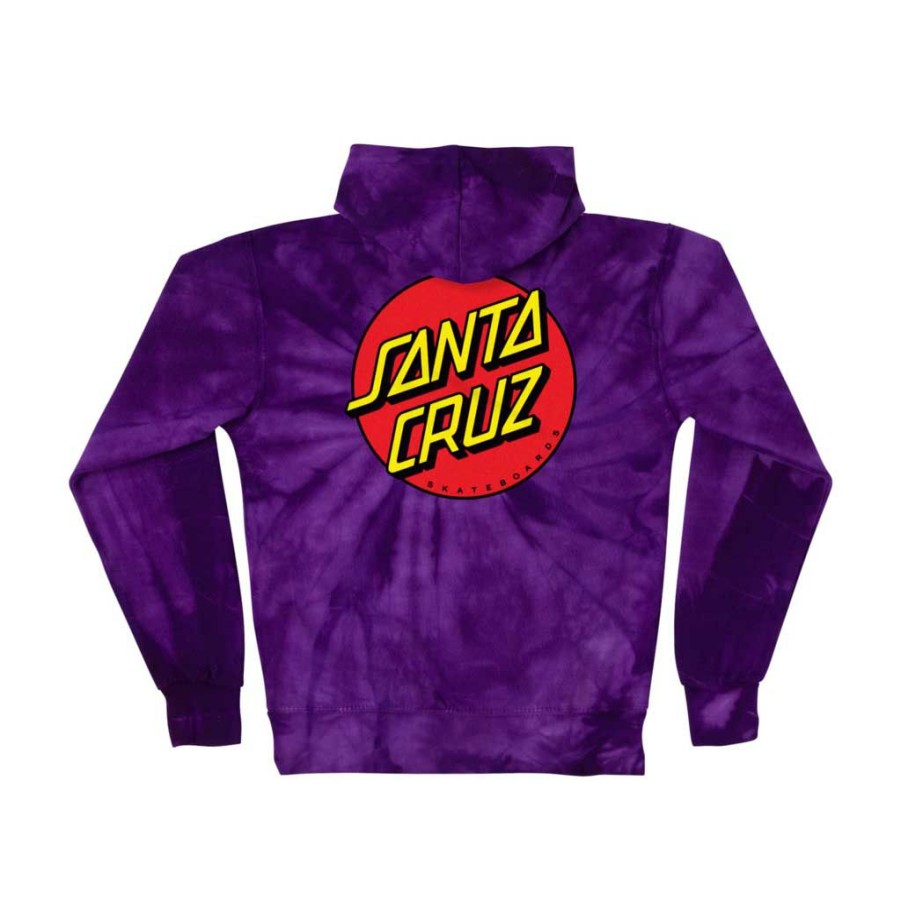 * Tendy Style Santa Cruz Classic Dot P/O Hoodie Spider Purple Men'S Hoodies & Sweatshirts