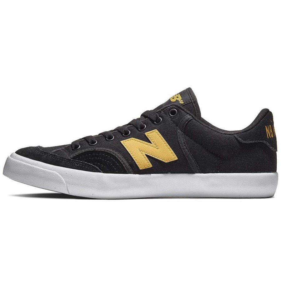 * Fashionable New Balance 212 Black/Yellow Men'S Shoes