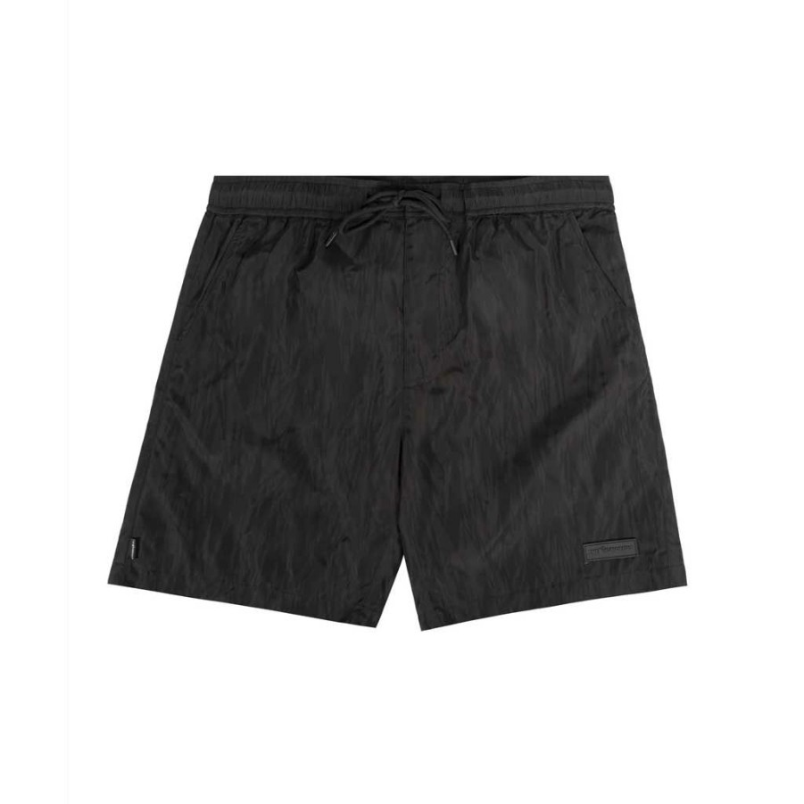 * Fashionable The Hundreds Jags Packable Shorts Black Men'S Shorts