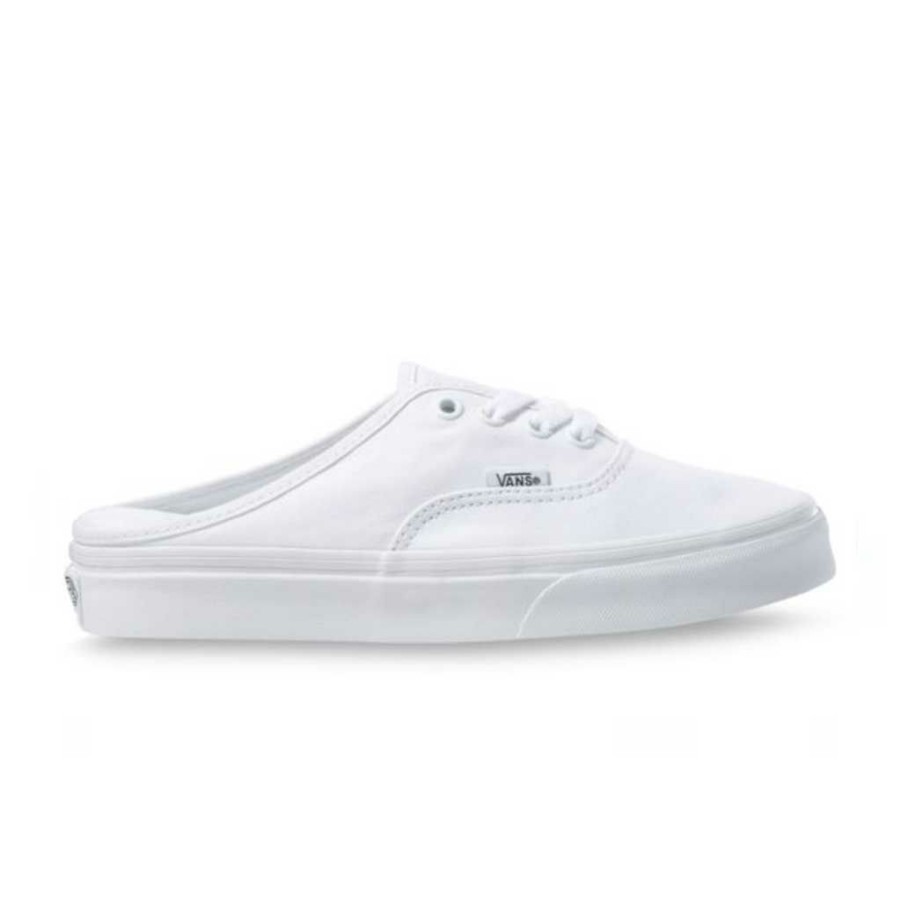 * Hot Sale Vans Skate Authentic Mule White/White Men'S Shoes