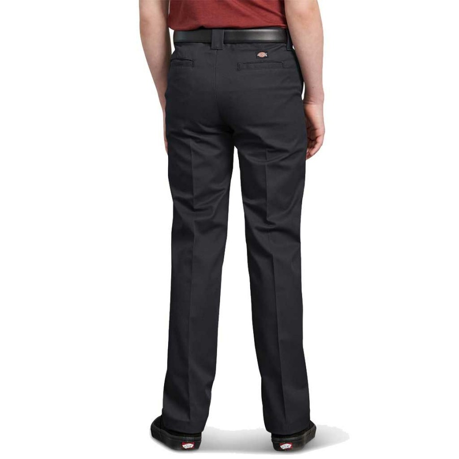 * Best Price Dickies Boys Twill Pant Slim Straight Black Men'S Pants