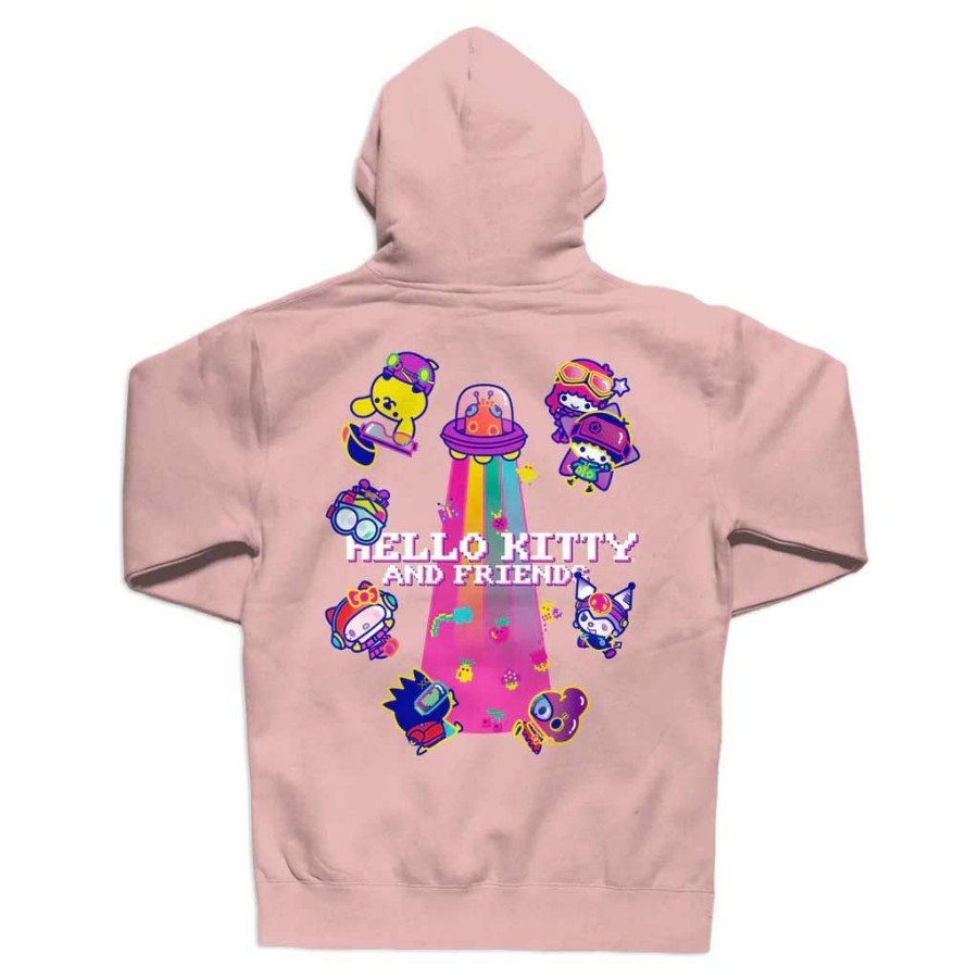 * Wholesale Girl X Sanrio Kawaii Arcade Friends Hoodie Dusty Pink Men'S Hoodies & Sweatshirts