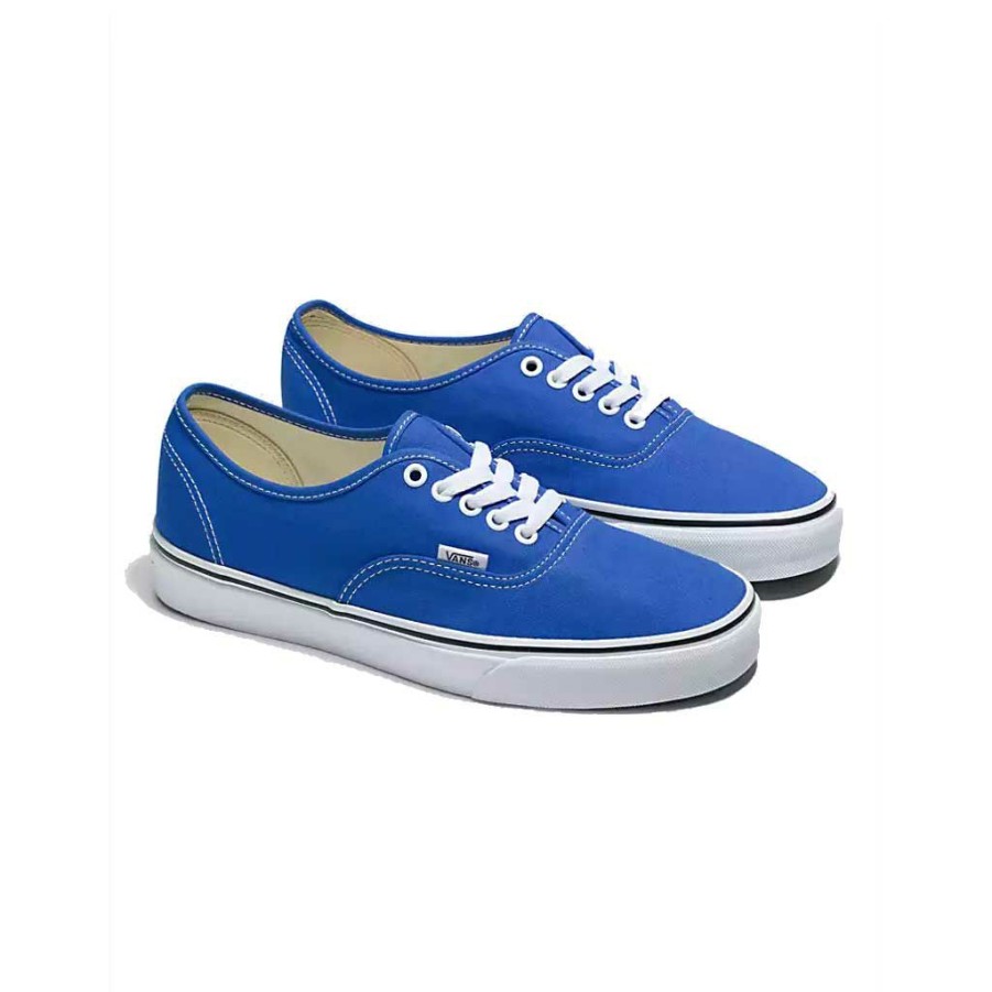 * Best-Selling Vans Authentic Shoes Color Theory Dazzling Blue Men'S Shoes