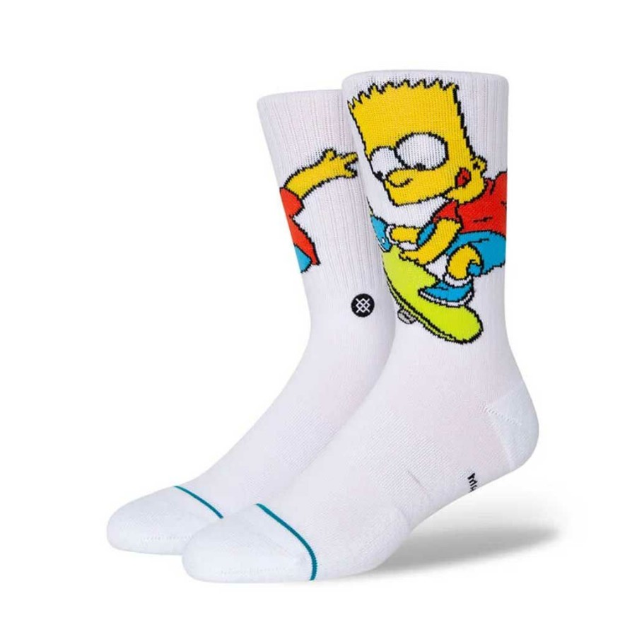 * Clearance Stance X Simpsons Bart Simpson Crew Socks Men'S Socks