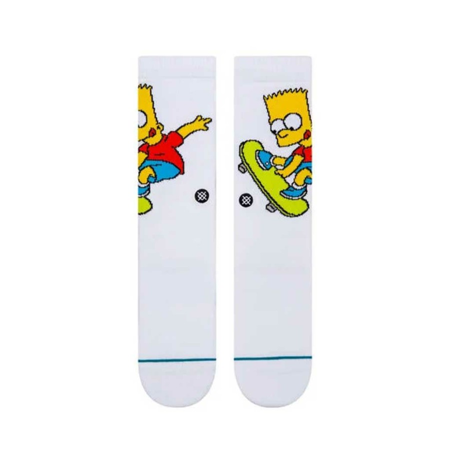 * Clearance Stance X Simpsons Bart Simpson Crew Socks Men'S Socks