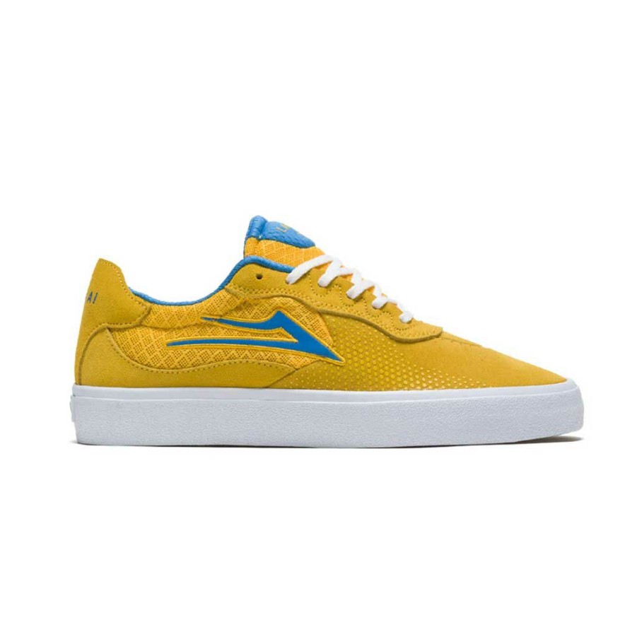 * Official Lakai Es -Gold/Blue Suede Men'S Shoes